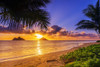 Sunrise viewed from Lanikai Beach with a view of the Mokulua Islands off the coast; Oahu, Hawaii, United States of America Poster Print by 770 Productions (19 x 12) # 13612805