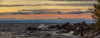 Sunset at Tettegouche State Park; Minnesota, United States of America Poster Print by Susan Dykstra (25 x 9) # 13566522
