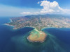 Drone view of Senggigi Beach; Lombok Barat, West Nusa Tenggara, Indonesia Poster Print by O'Neil Castro (18 x 13) # 12596244