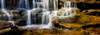 Waterfall and river in Blue Mountains; New South Wales, Australia Poster Print by The Nature Collection (36 x 12) # 12575600