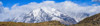 The mountains surrounding and within the Torres del Paine National Park in Southern Chile; Torres del Paine, Chile Poster Print by Robert Postma (30 x 7) # 12575348