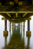 Underneath the pier on Crescent Beach on a foggy day; Surrey, British Columbia, Canada Poster Print by The Nature Collection (12 x 19) # 12575562