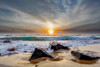 Sunrise over the Pacific Ocean from Lydgate Beach; Kapaa, Kauai, Hawaii, United States of America Poster Print by The Nature Collection (19 x 12) # 12575642