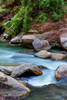 River flowing in Zion National Park; Utah, United States of America Poster Print by The Nature Collection (12 x 19) # 12575509