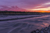 Sunset over the Muddy River in Denali National Park and Preserve; Alaska, United States of America Poster Print by Steven Miley (18 x 12) # 12573779