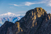 Summit of Pioneer Peak with Denali in the background, Chugach Mountains; Alaska, United States of America Poster Print by Steven Miley (19 x 12) # 12573790