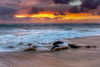 Sunrise on the Hawaiian shore, Lydgate Beach; Kapaa, Kauai, Hawaii, United States of America Poster Print by The Nature Collection (19 x 12) # 12573998