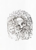 Black And White Illustration Of Socrates And A Composite Of Men's Faces Poster Print by Glen Ronald (13 x 18) # 12322457