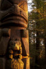 A Totem Catches Some Evening Light At The Sitka National Historic Park; Sitka, Alaska, United States Of America Poster Print by Carl Johnson (12 x 19) # 12318290