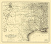Southern Railroads - Colton 1867 by Colton (12 x 10)
