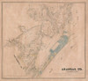 Aransas County Texas - Walsh 1880 by Walsh (12 x 11)