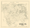 Hood County Texas - Walsh 1879 by Walsh (12 x 11)