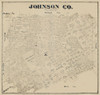 Johnson County Texas -1887 by Unknown (12 x 11)