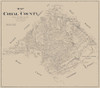 Comal County Texas - Pressler 1897 by Pressler (12 x 10)