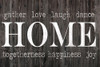 Home Words by Lula BijouxAnd Company (24 x 18)