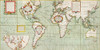 Nova And accuratissima totius terrarum orbis tabula nautica-1707 by Samuel Thornton (24 x 12)
