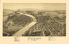 Pittston Pennsylvania - Moyer 1892 by Moyer (24 x 15)