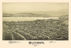 Millersburg Pennsylvania - Fowler 1894 by Fowler (24 x 18)