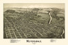 Meyersdale Pennsylvania - Fowler 1900 by Fowler (24 x 15)