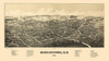 Middletown New York - Burleigh 1887 by Burleigh (24 x 13)