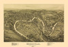 Brookville Pennsylvania - Moyer 1895 by Moyer (24 x 18)