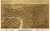 Columbus Ohio - Strobridge 1872 by Strobridge (24 x 14)