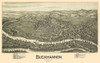 Buckhannon West Virginia - Fowler 1900 by Fowler (24 x 15)
