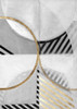 Black White Gold III by Cartissi (18 x 24)