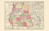 Cheshire New Hampshire - Walling 1877 by Walling (24 x 16)