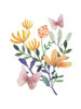Butterflies and Flowers by Dogwood Portfolio (18 x 24)