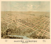 Baxter Springs Kansas - Glover 1871 by Glover (21 x 24)