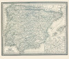 Spain Portugal - Mitchell 1848 by Mitchell (12 x 10)