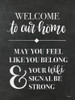 Welcome to Our Home by Imperfect Dust (18 x 24)