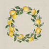 Lemon Wreath by Hollihocks Art (24 x 24)