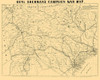 South Carolina Georgia Shermans Campaign - Bufford 1864 by Bufford (24 x 18)
