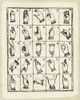 Vintage Sign Language Alphabet by Wild Apple Portfolio (18 x 24)