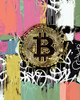 Crypto Currency Bitcoin Graffiti III by Irena Orlov (18 x 24)