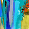 Joyful Modernist Abstraction VII by Irena Orlov (12 x 11)