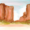 Desertscape VI by Chris Paschke (12 x 12)