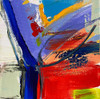 Joyful Modernist Abstraction IV by Irena Orlov (12 x 11)