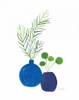 Potted I Indigo by Farida Zaman (18 x 24)