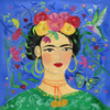 Frida Blue by Farida Zaman (24 x 24)