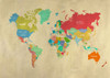Modern Map of the World by Joannoo (24 x 18)