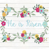 He is Risen Floral by SD Graphics Studio (12 x 12)