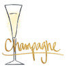 Champange by SD Graphics Studio (12 x 12)