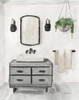 Attic Bathroom I Light Crop by Silvia Vassileva (24 x 18)