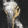 Golden Rain II BW by Silvia Vassileva (12 x 12)