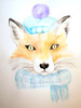 Winter Fox by Pam Varacek (18 x 24)