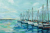 Breakwater and Boats by Silvia Vassileva (24 x 18)