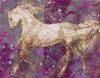 Fibonacci purple Horse by Marta Wiley (24 x 18)